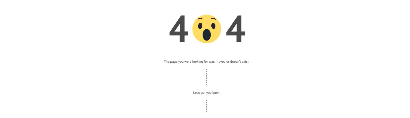 404 Error Page